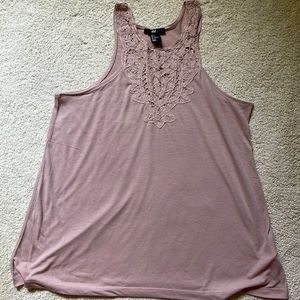 Dusty blush pink tank top from H&M, size S